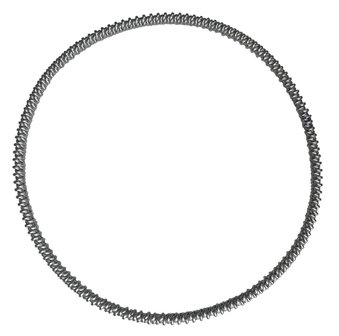 Dubbel getwiste 999 cubit tensor-ring
